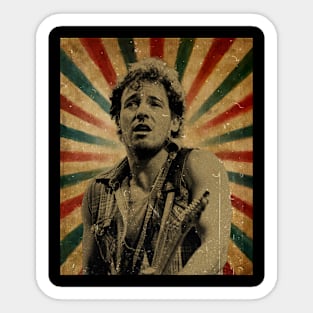 The Boss - Photo Vintage Retro Look Fan Design Sticker